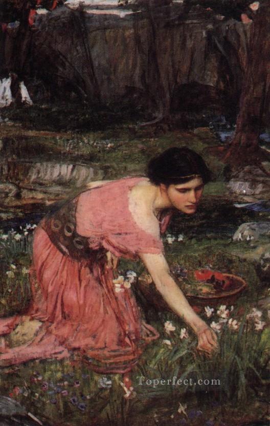 Flora JW Greek female John William Waterhouse Oil Paintings